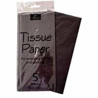 Black Acid Free Tissue Paper 10 Sheets