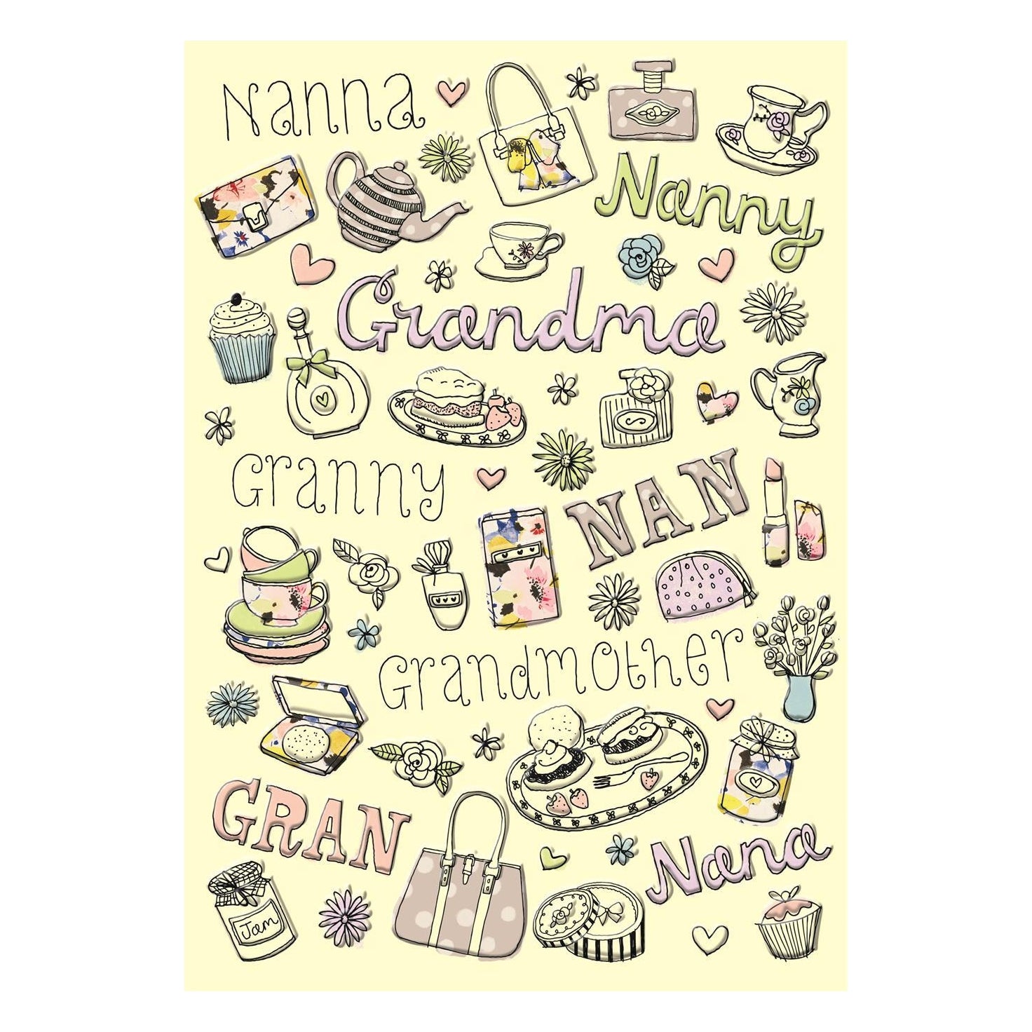 Birthday Card for Grandma (Nanna, Nanny, Granny, Nan, Gran, Nana, Gran ...