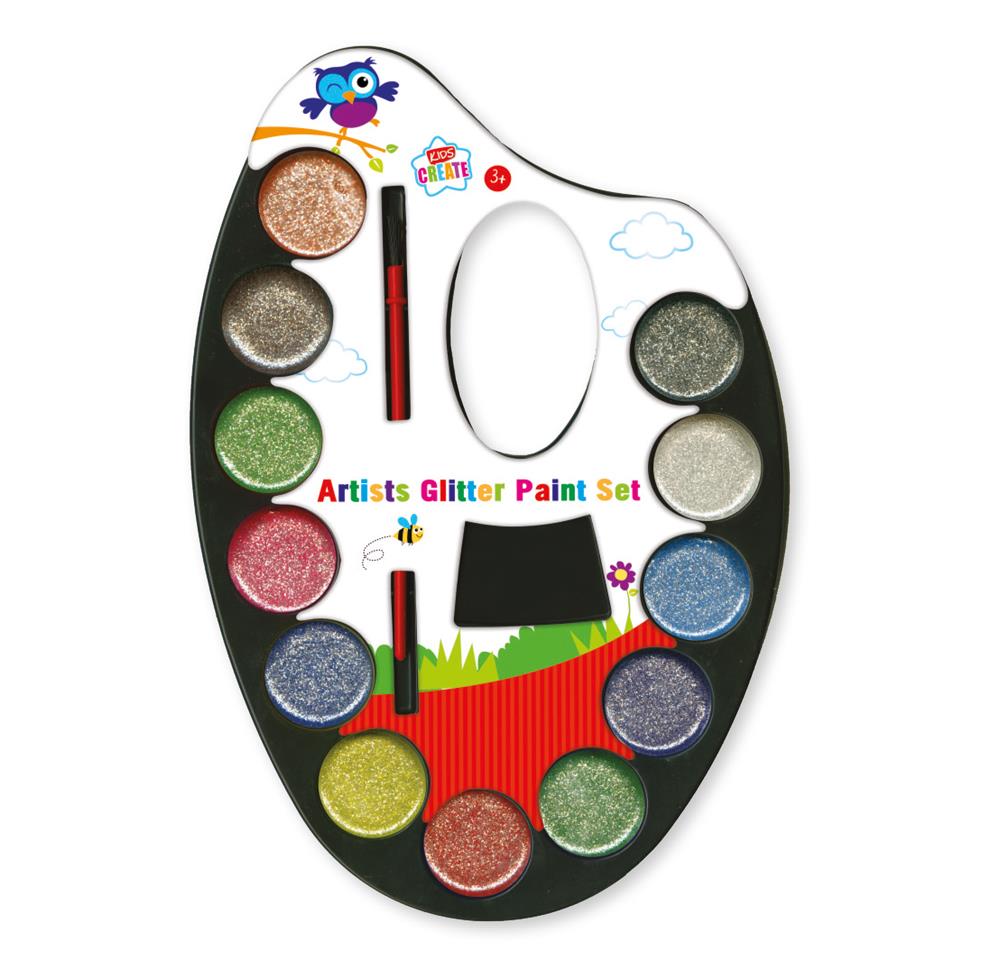 Artists Glitter Paint Set By Kidz Create