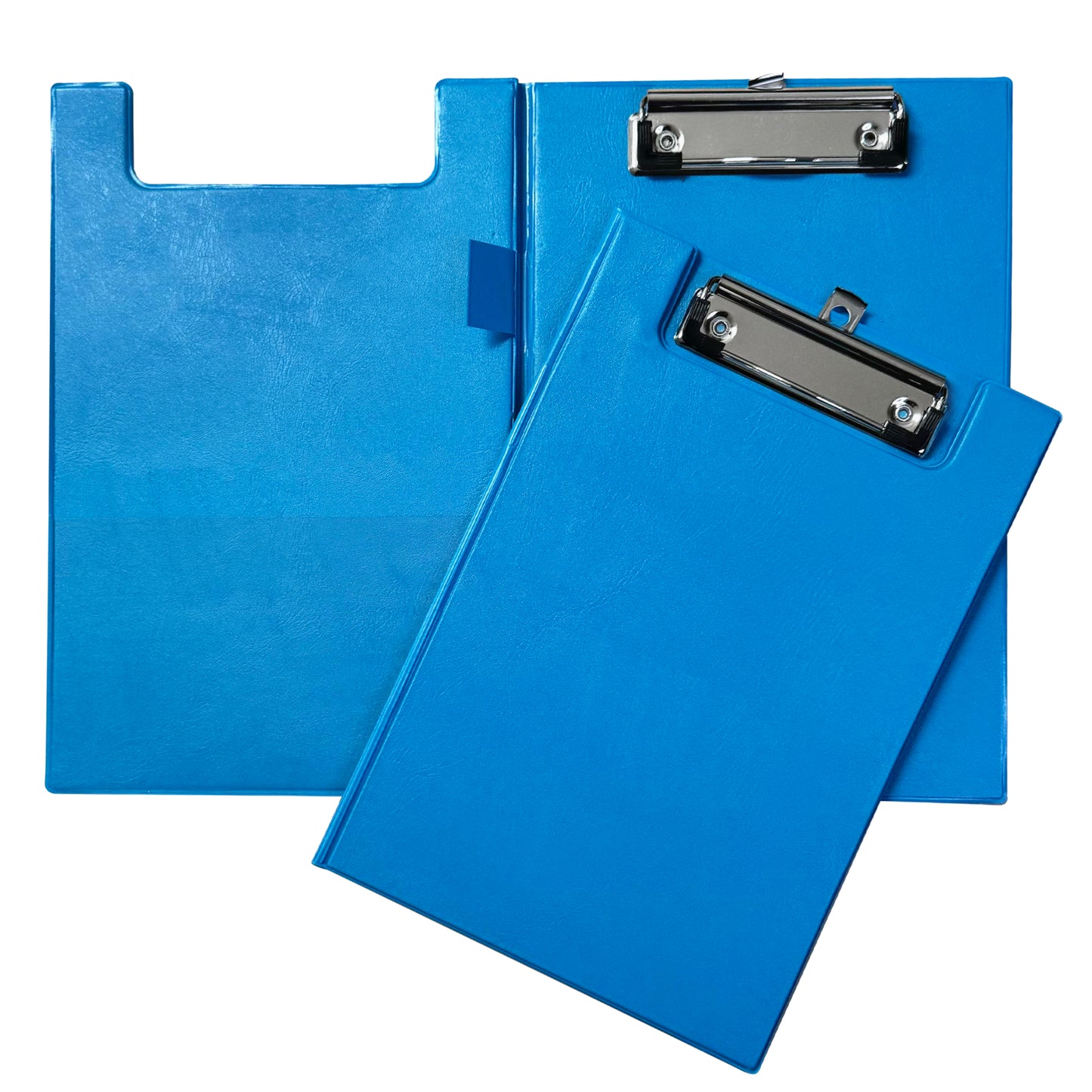 Pack of 10 Janrax A5 Assorted Coloured Foldover Clipboards