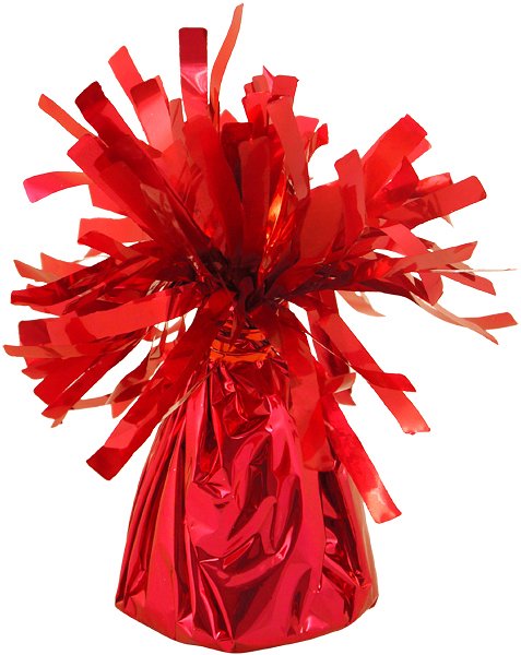 85g Red Foil Balloon Floor Weight