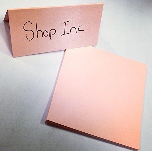 Pack Of 10 High Quality Place Cards (Powder Pink Colour)