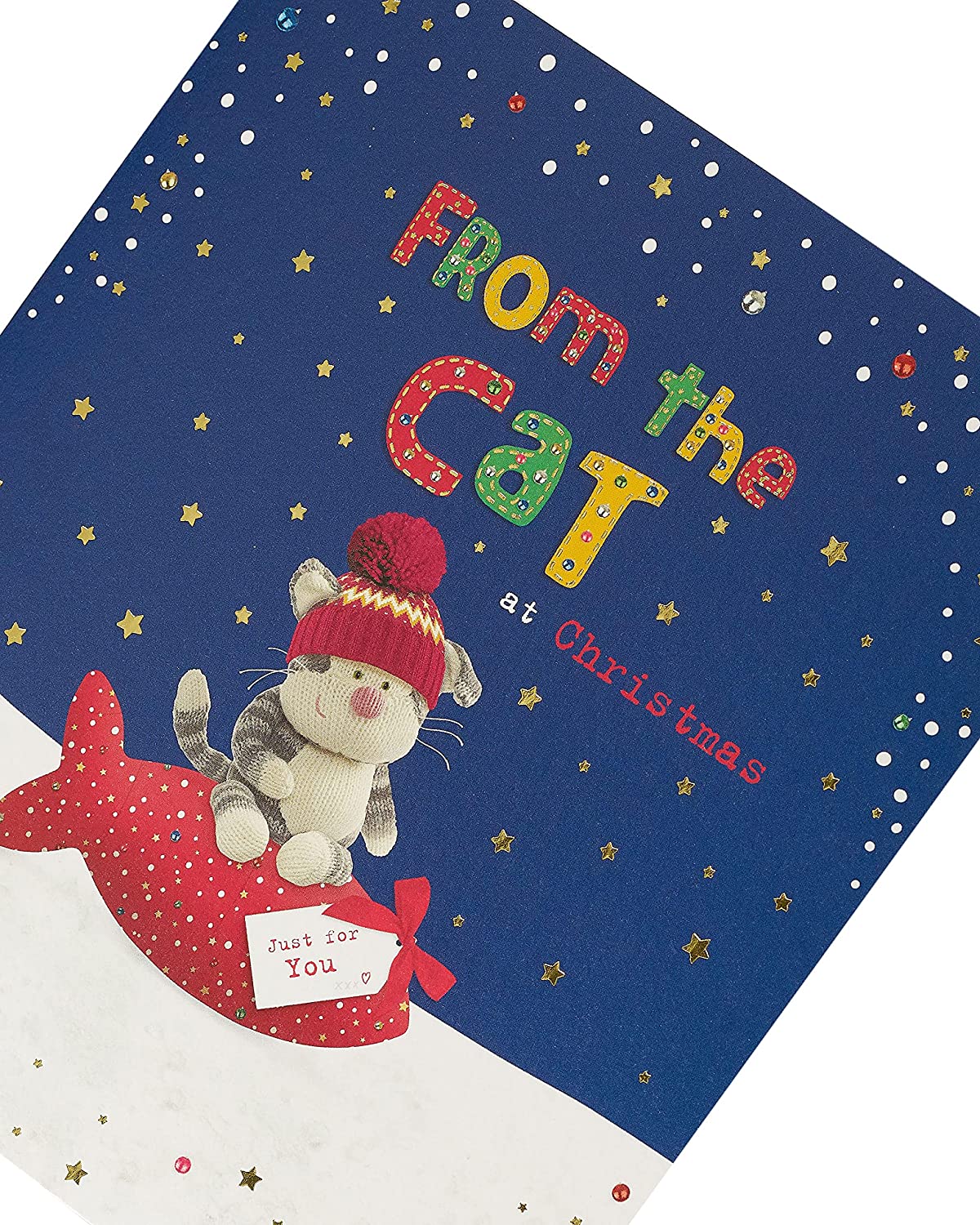 From The Cat Star Design Boofle Christmas Card 