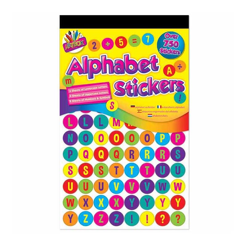 Learning Number & Alphabet Stickers