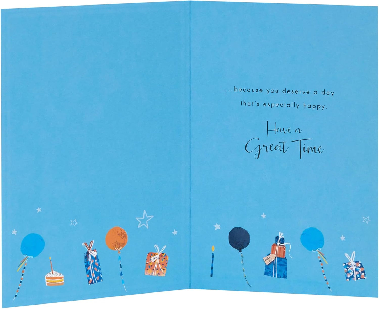 Present Balloons Sentimental Design Nephew Birthday Card