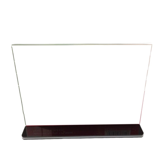 Horizontal Design Acrylic Sign Holder 21 x 14.8cm