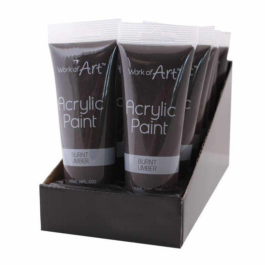 Burnt Umber Brown Acrylic Paint 120ml