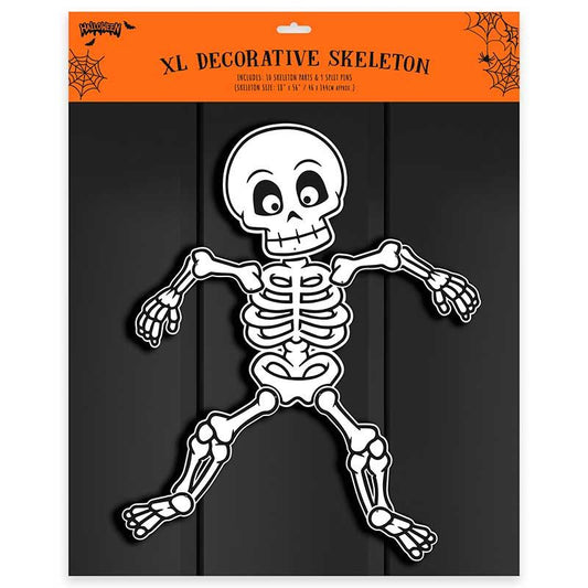 Jointed Halloween Skeleton Decoration 144cm