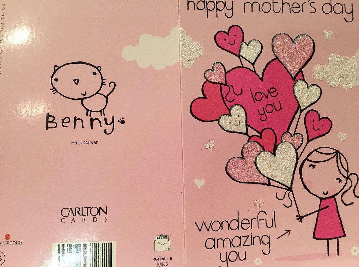 Wonderful Amazing You Happy Mother's Day Greeting Card