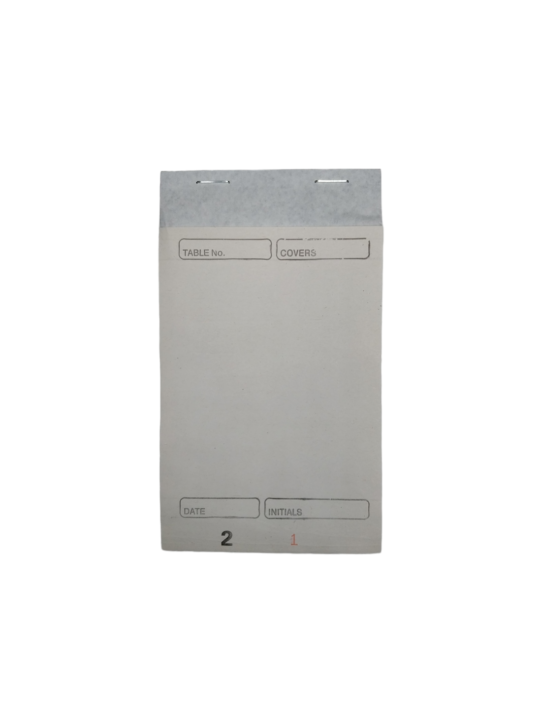 Pack of 50 95mm x 170mm White Duplicate with Carbon Restaurant Service Pads