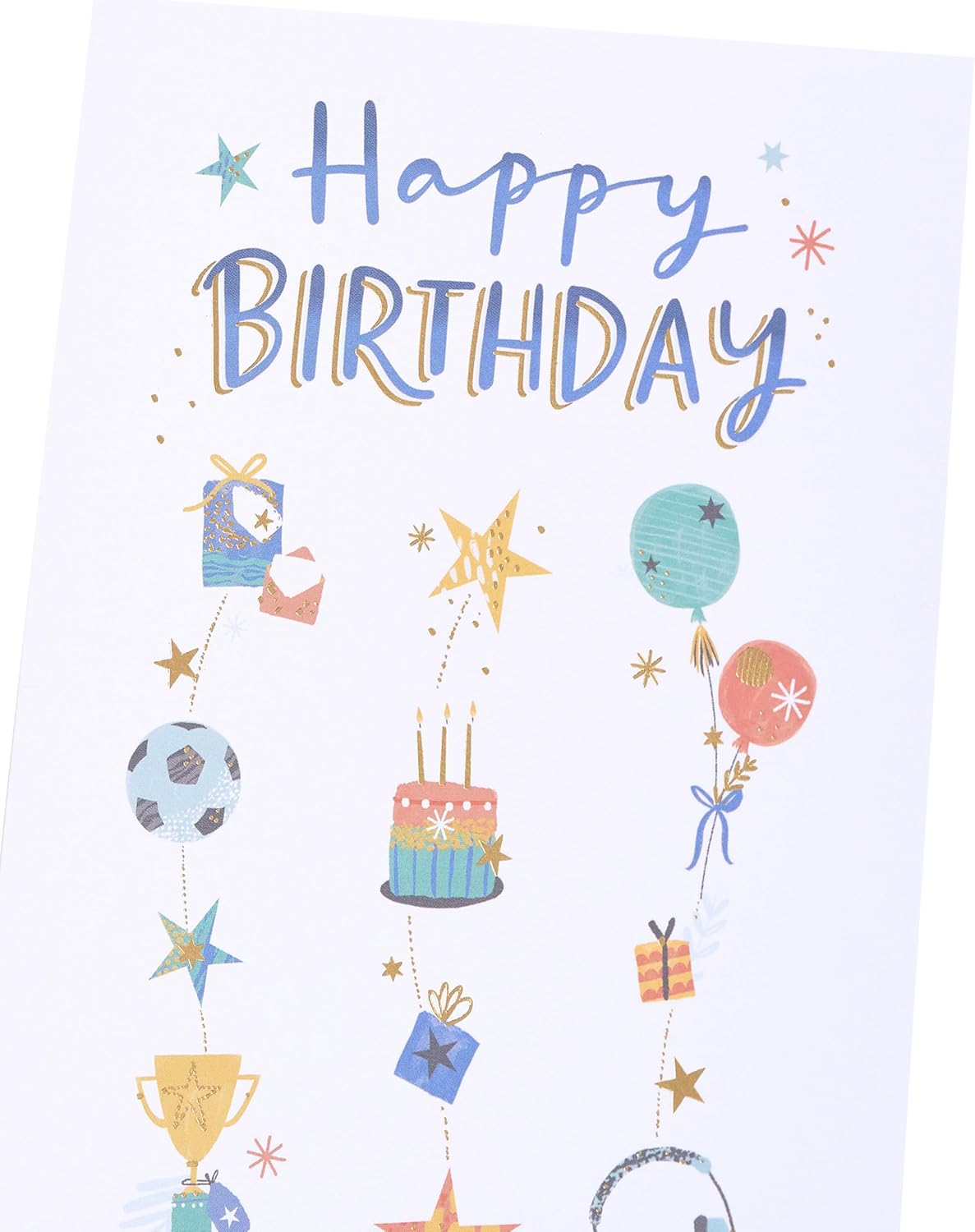 Symbols Design Boy Birthday Card