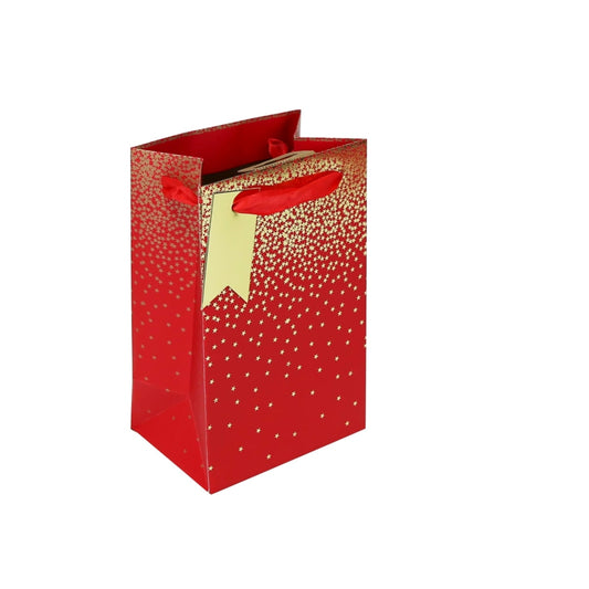 Red Ombre Christmas Perfume Gift Bag