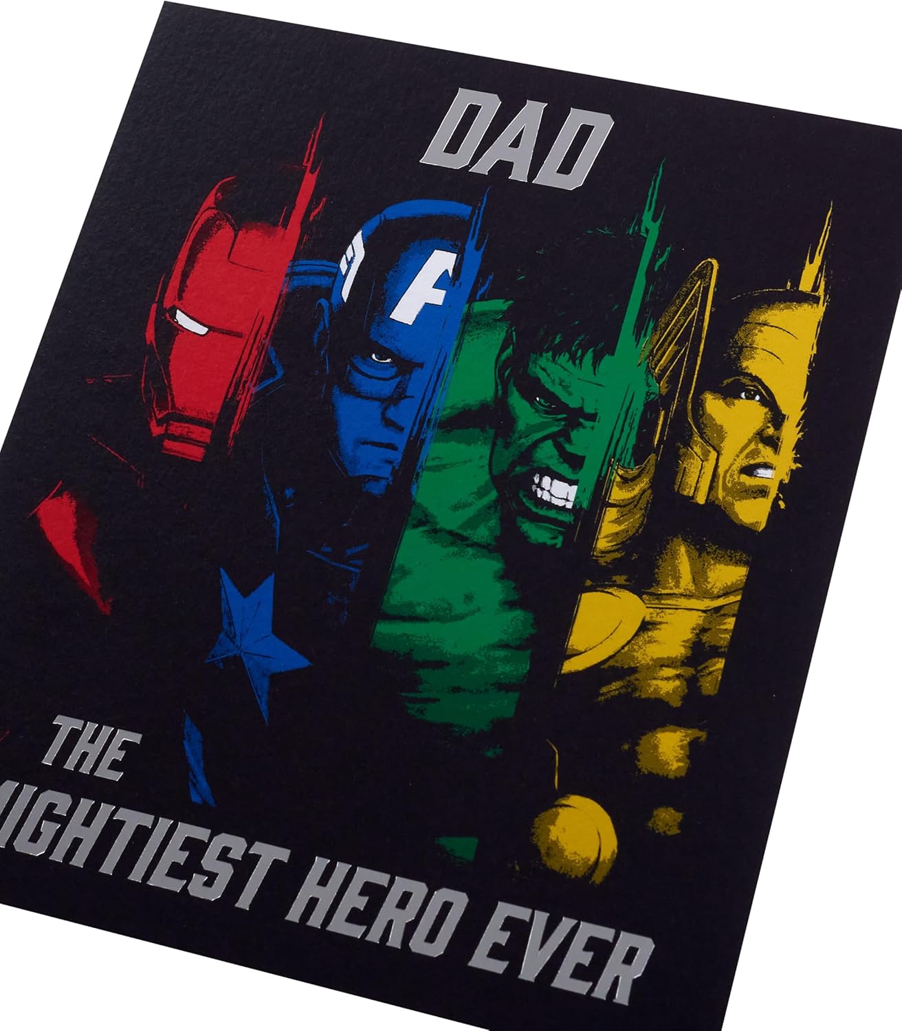 Marvel The Avengers Mightiest Hero Design Dad Birthday Card