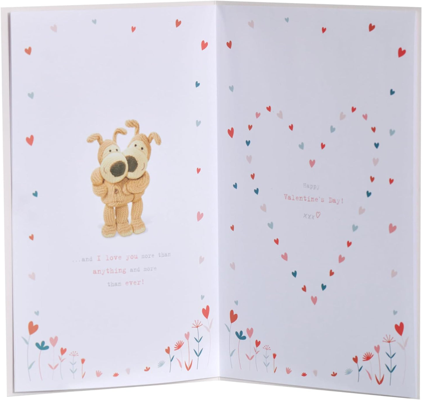 Boofle Couple Cute Design Fiancée Valentine's Day Card