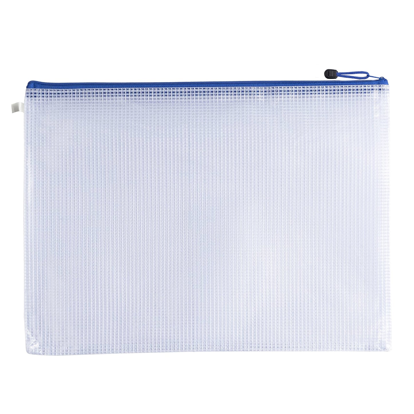 Pack of 12 A3 Blue Zip Strong Mesh Bags - Tough Waterproof Storage