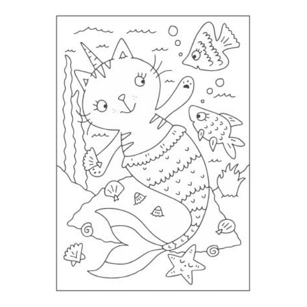 Magical Creatures Colouring Book