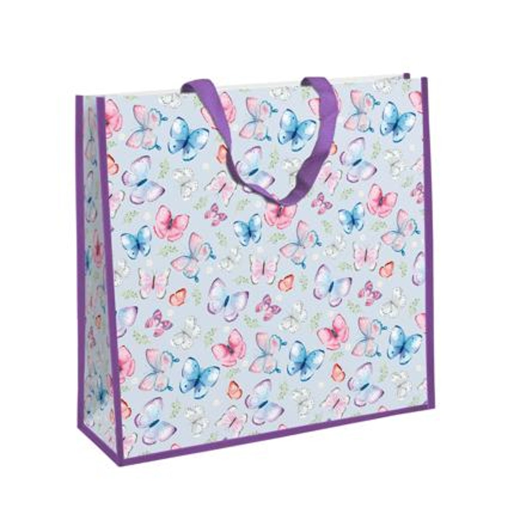 Butterflies Jumbo Square PP Woven Gift Bag