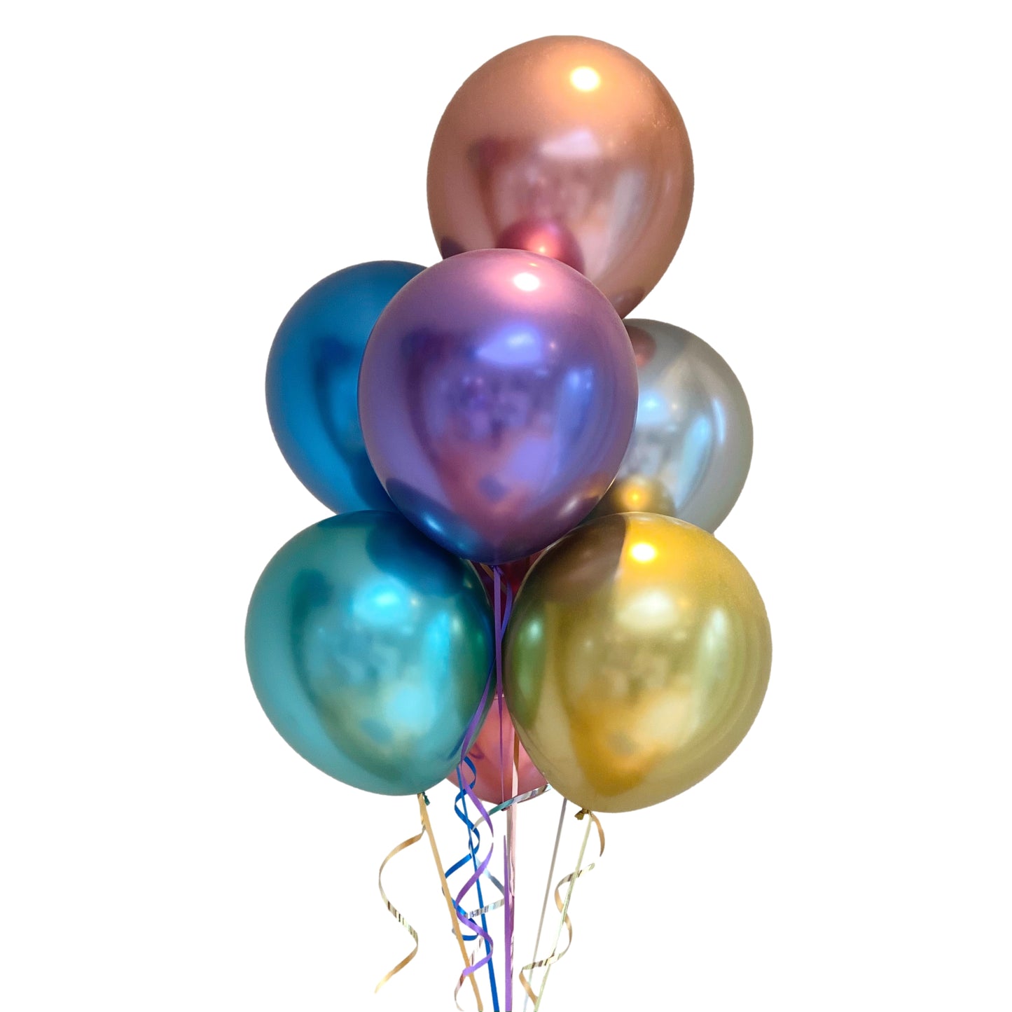 Bag of 50 Metallic Purple Colour 12" Latex Balloons