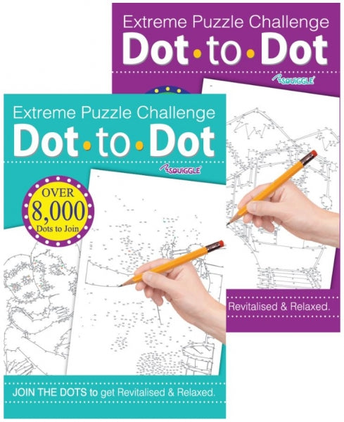 Single A4 24 Sheets Extreme Dot-to-Dot Puzzle Challenge Book