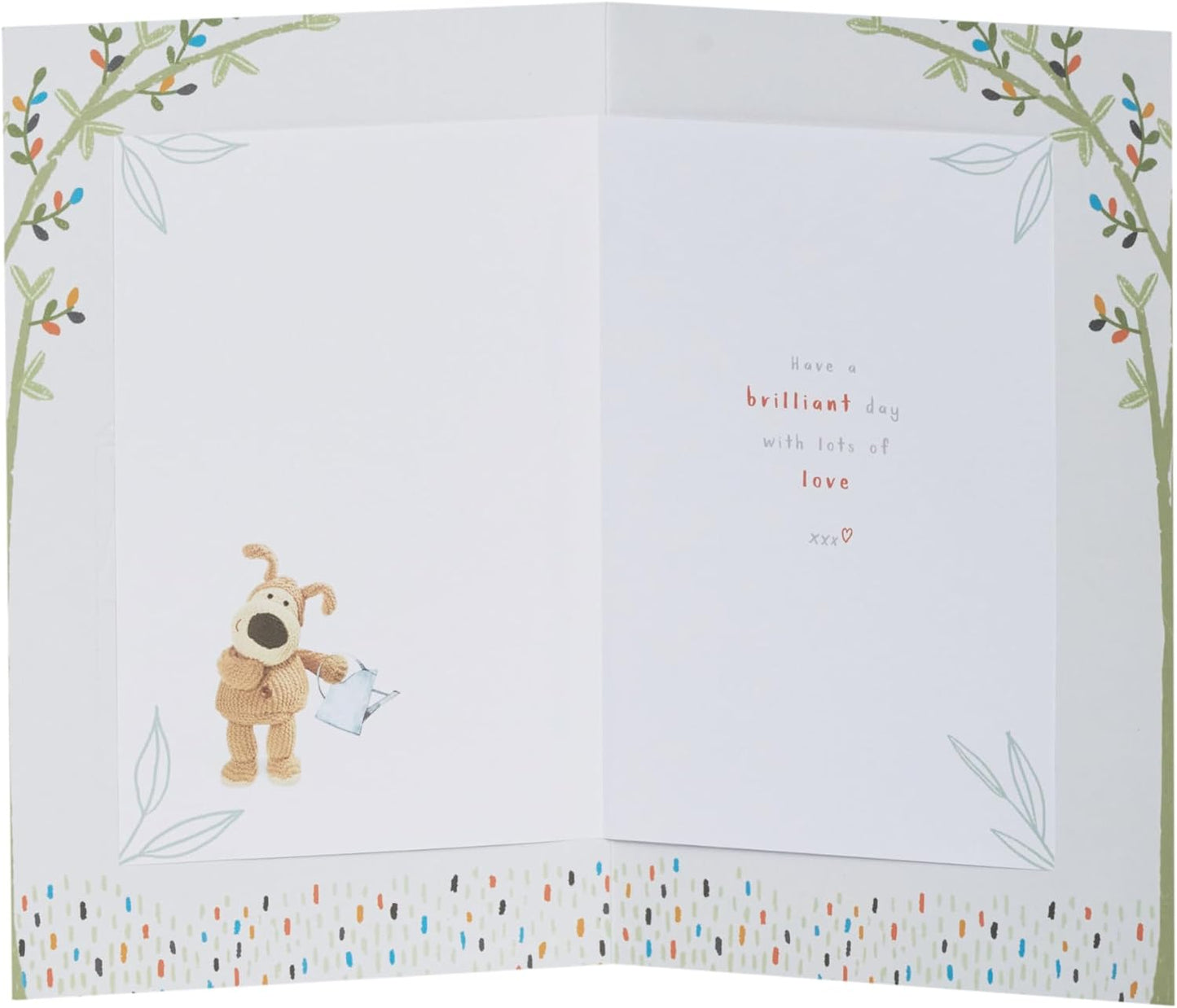 Boofle Cute Design Ribbon Attachment Father's Day Card