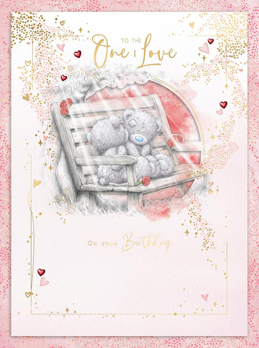 Bears On Bench One I Love Luxury Boxed Birthday Card