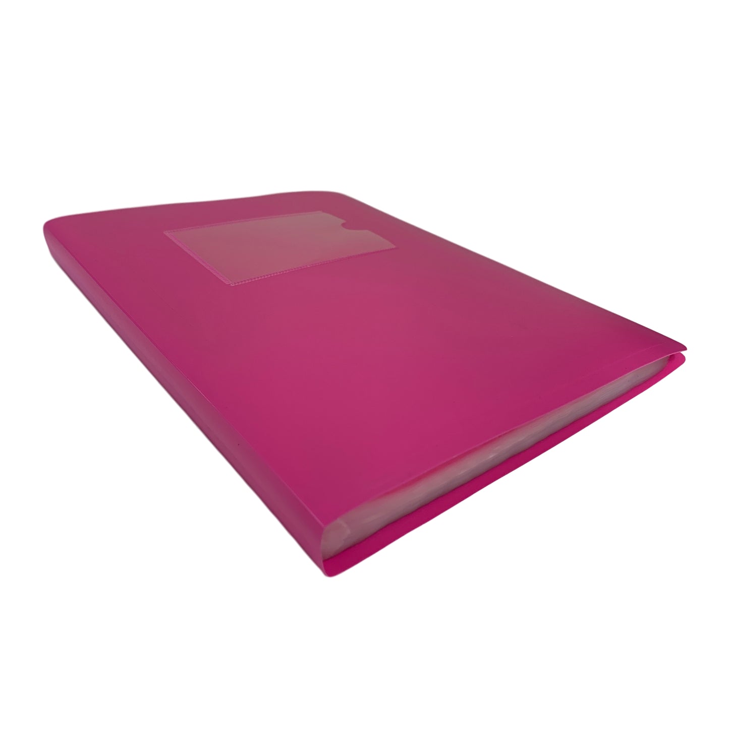 A5 Pink Flexible Cover 100 Pocket Display Book