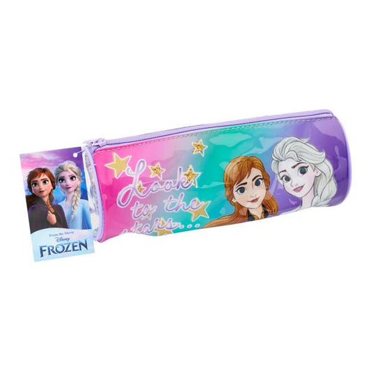 Frozen Round Glitter Pencil Case