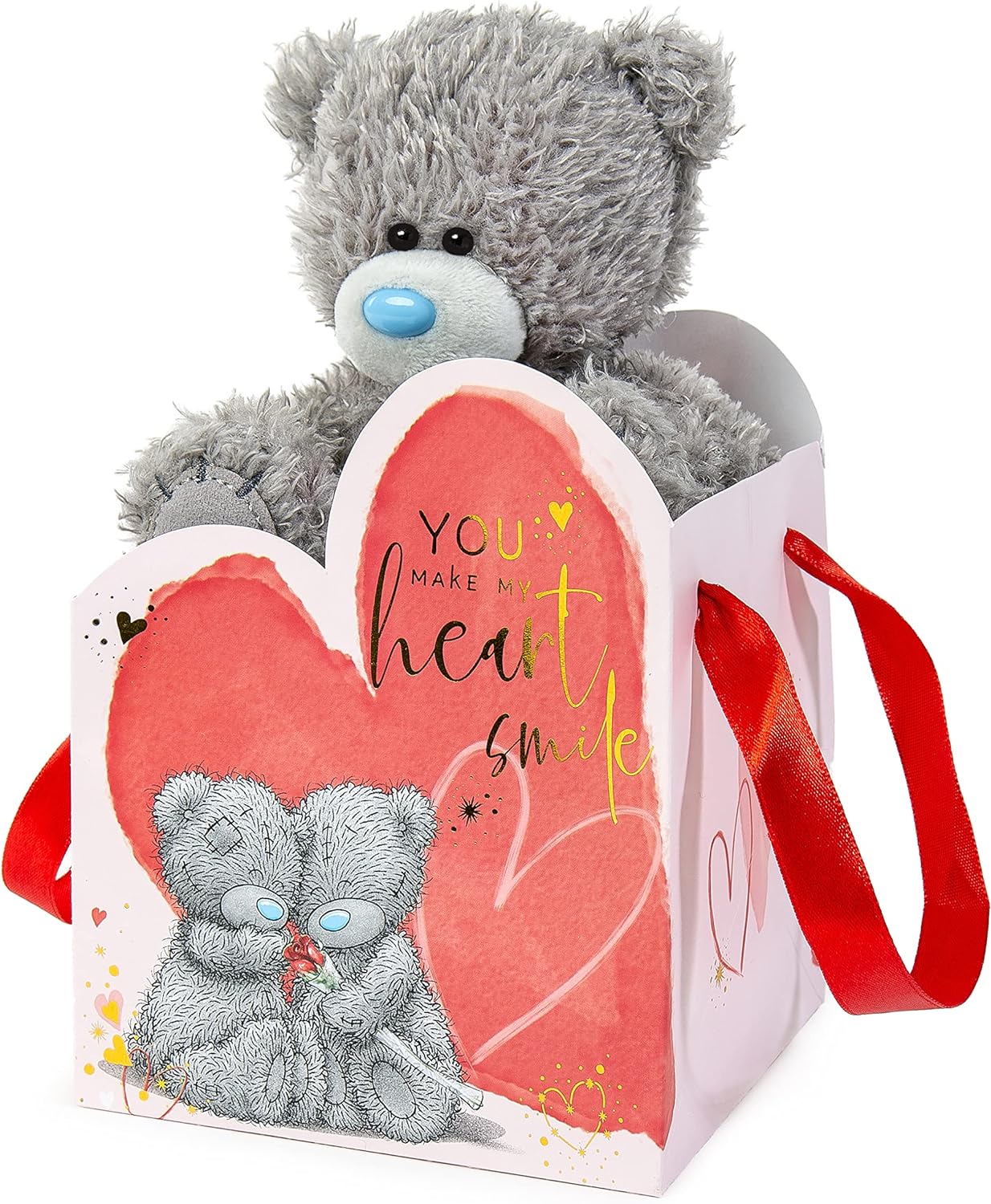 Me to You Bear In Bag You Make My Heart Smile 