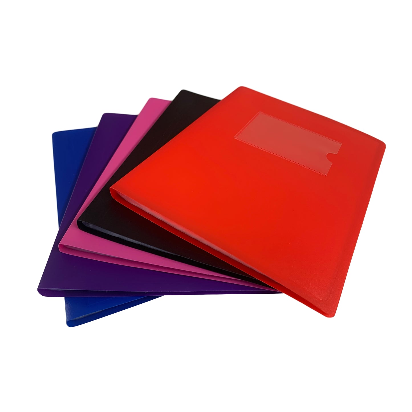 A5 Red Flexible Cover 40 Pocket Display Book