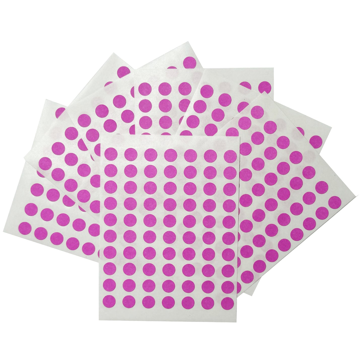 Pack of 2800 Pink 8mm Round Labels - Stickers