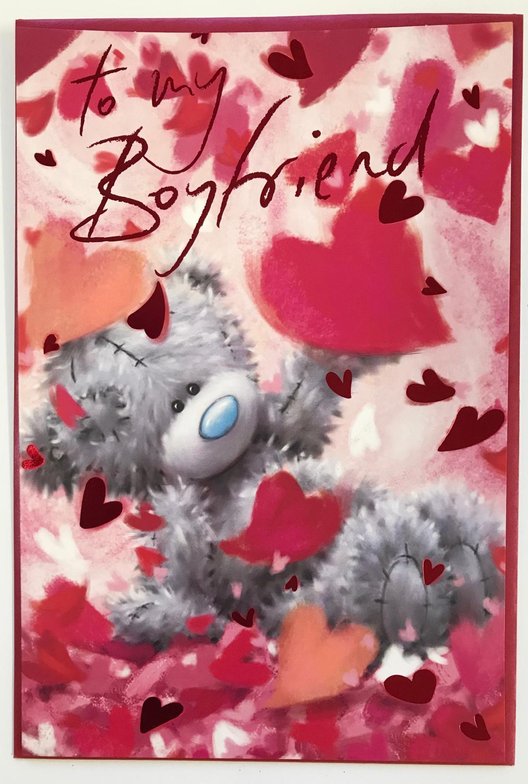 Boyfriend Me to You Bear Valentine's Day Card