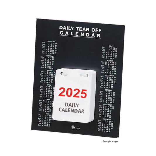 2025 Daily Tear Off Desk Calendar