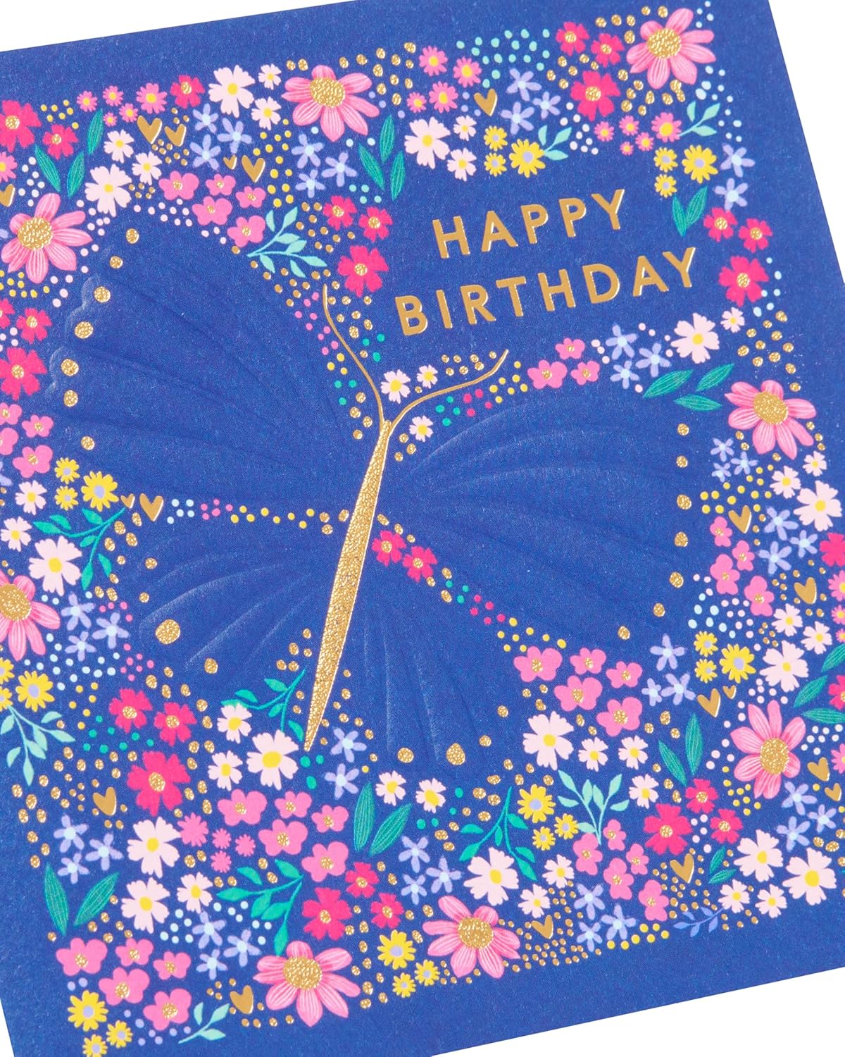 Floral Butterfly Design From The Camden Collection Birthday Card