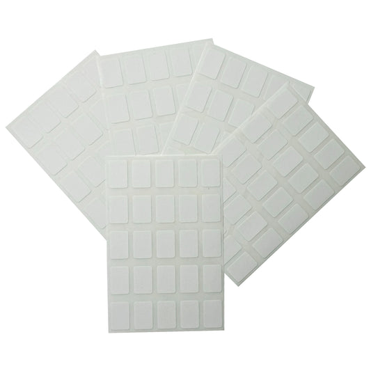 Pack of 1250 White 12x18mm Rectangular Labels