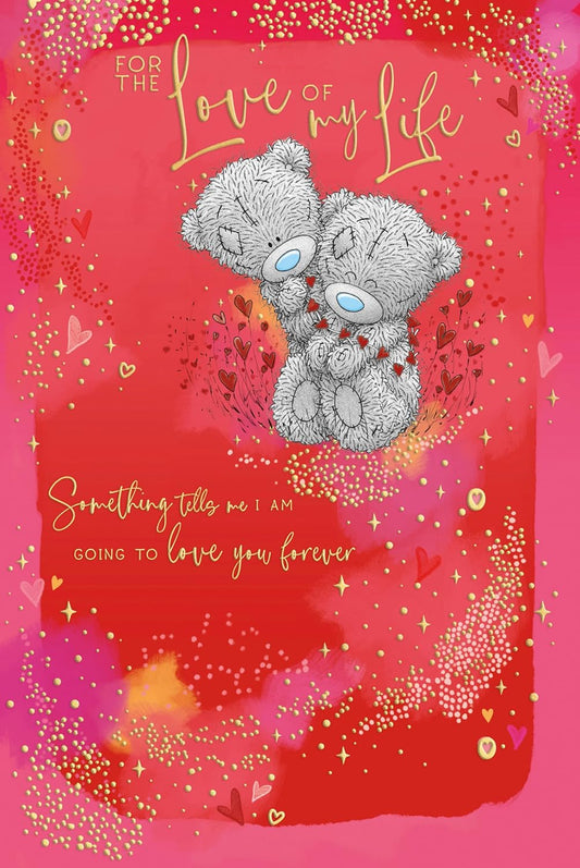 Bears With Heart Garland Love Of My Life Valentine's Day Card