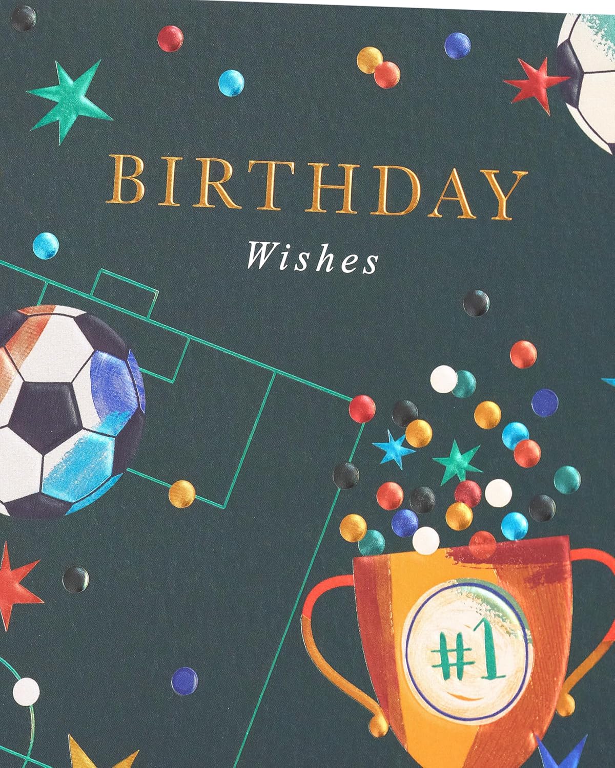 Football Design Birthday Card