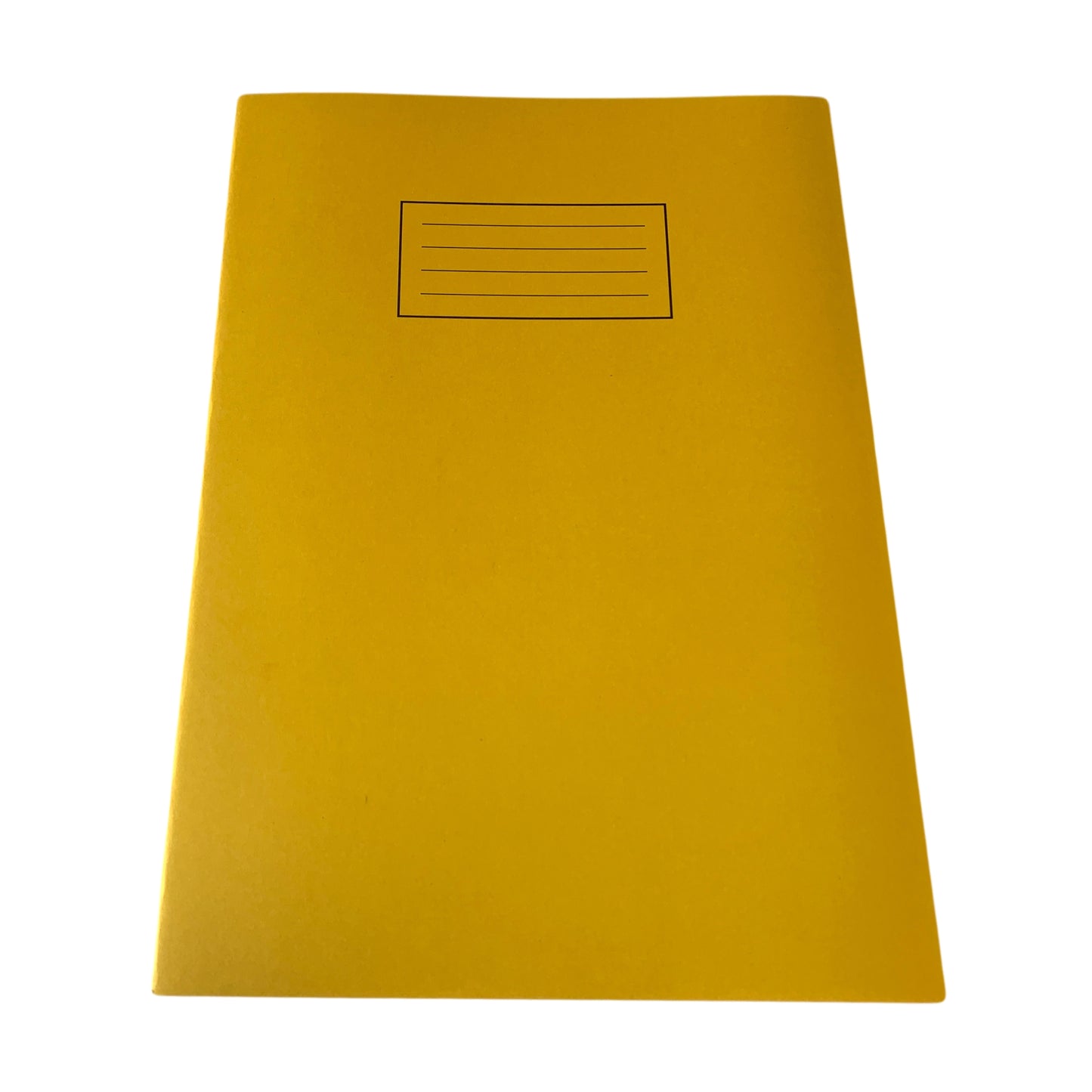 Pack of 50 Janrax A4 Yellow 80 Pages Feint and Ruled Exercise Books