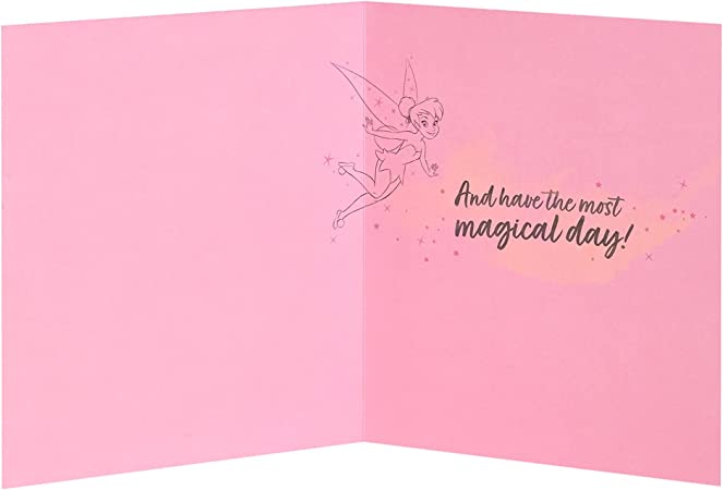 Disney Princess Tinker Bell Age 7 Birthday Card