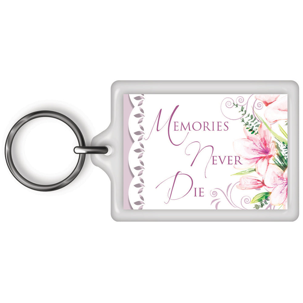 Memories Never Die Celebrity Style World's Best Keyring