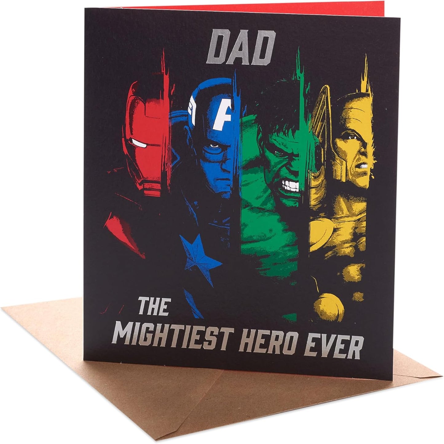 Marvel The Avengers Mightiest Hero Design Dad Birthday Card