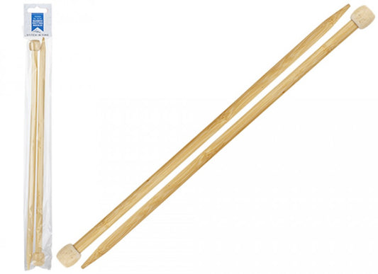 Pack of 2 Bamboo Knitting Needles