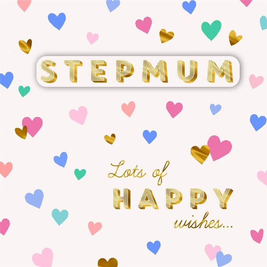 Lots of Happy Wishes Stepmum Mother's Day Card