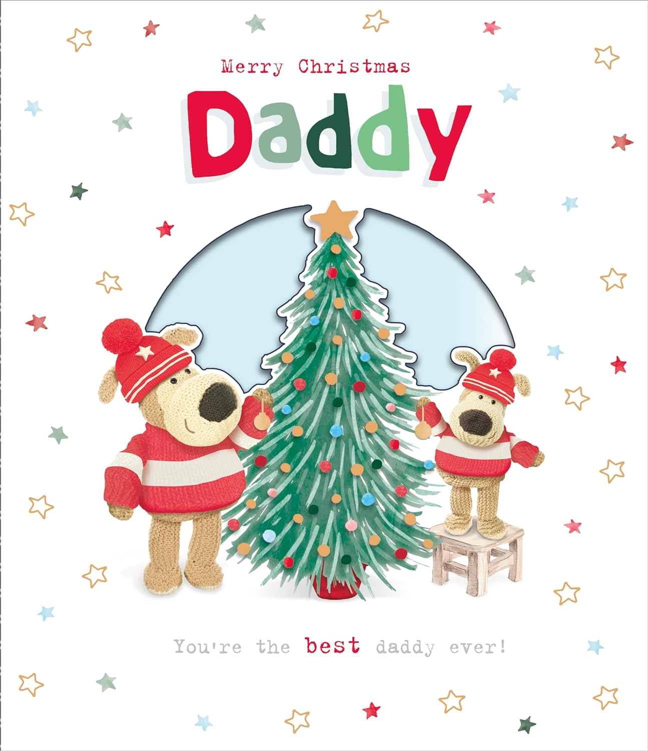 Boofle You're The Best Daddy Ever Christmas Card