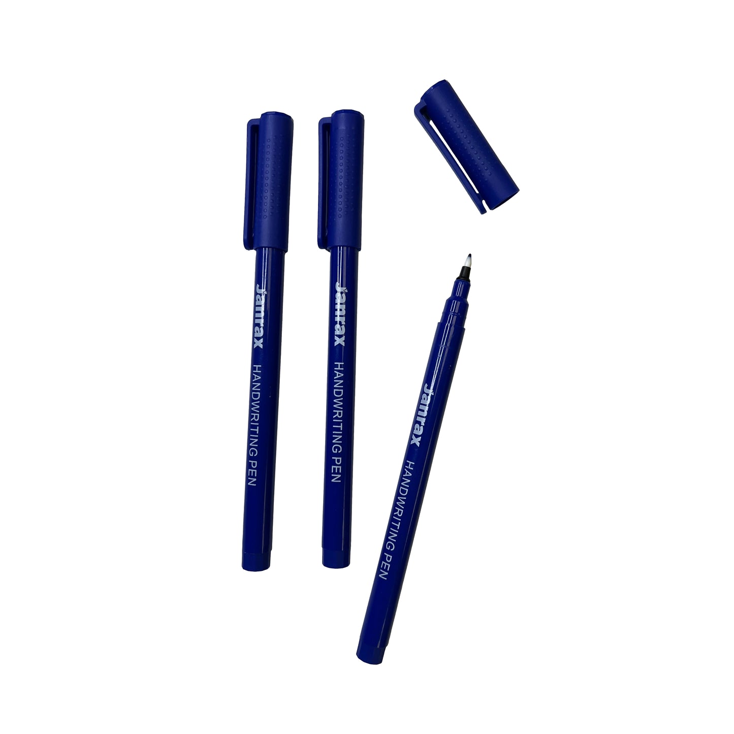 Pack of 12 Blue Handwriting Pens by Janrax