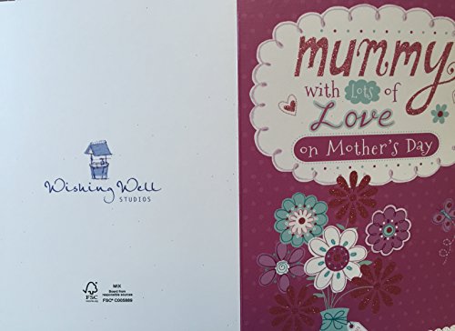 Mummy With Lots Of Love On Mother's Day Greetings Card