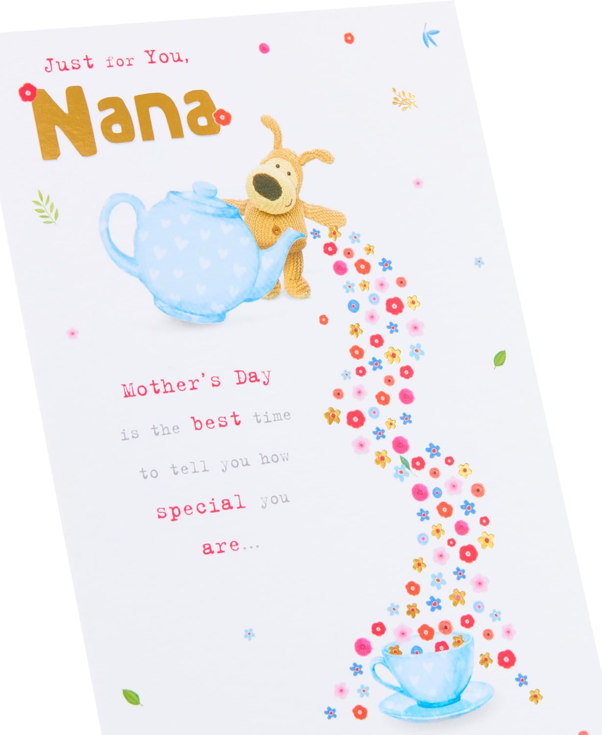 Boofle With Big Tea Pot Nana Mother's Day Card