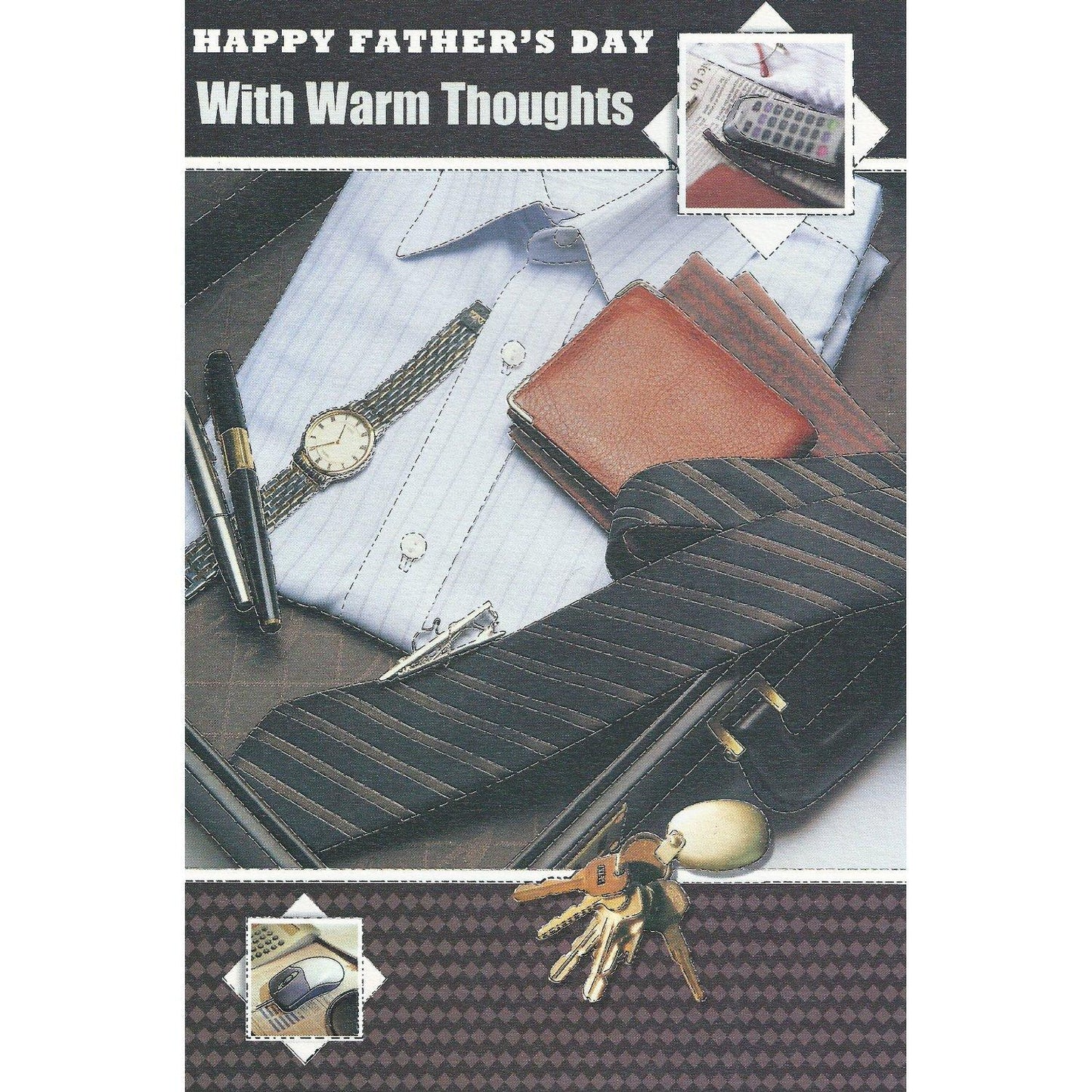 Happy Father's Day With warm Thoughts Greeting Card