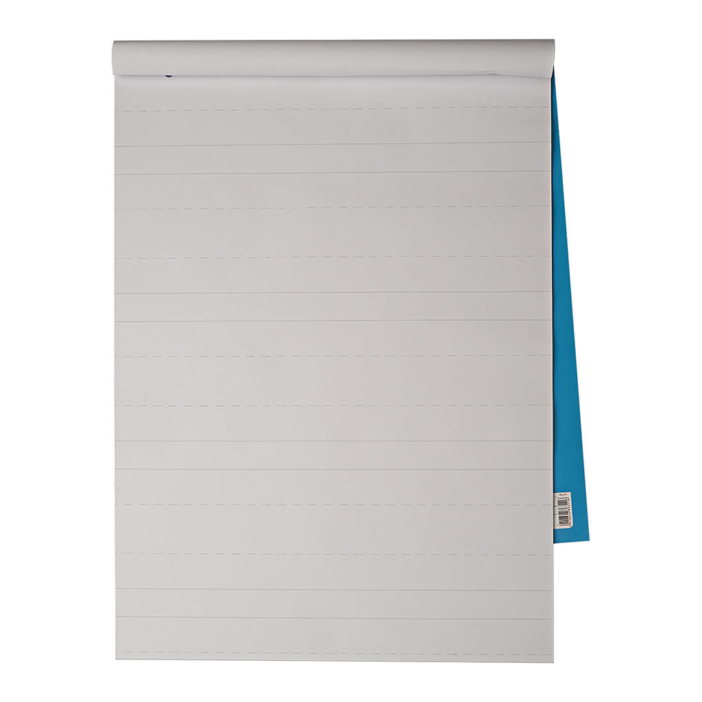 Rhino A1 Educational Literacy 30 Leaf Handwriting Guide Ruling with Plain Reverse Flip Chart Pad