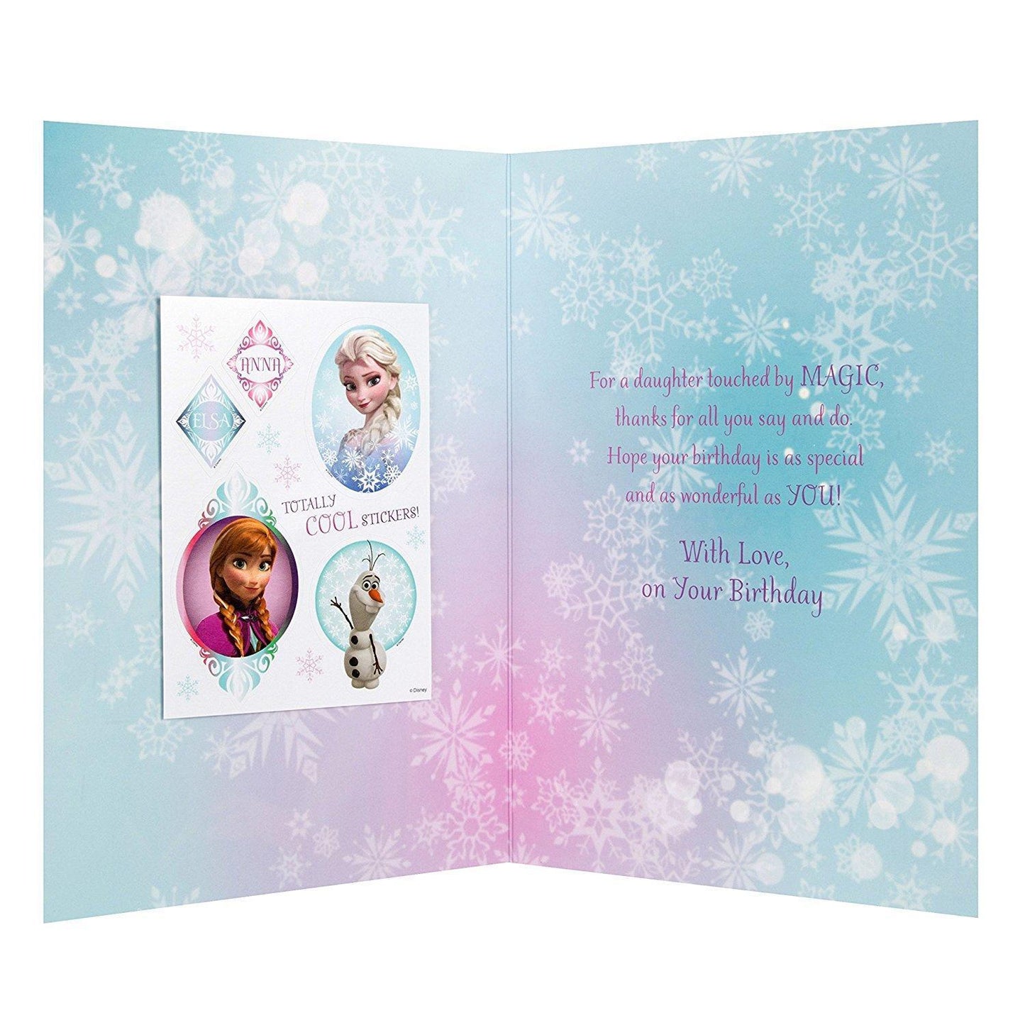 Disney Frozen Anna Daughter Birthday Card Full Of Fun 