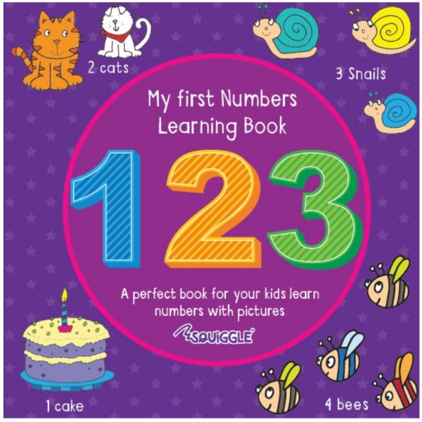 Single 21x21cm My First Alphabets OR Numbers Book